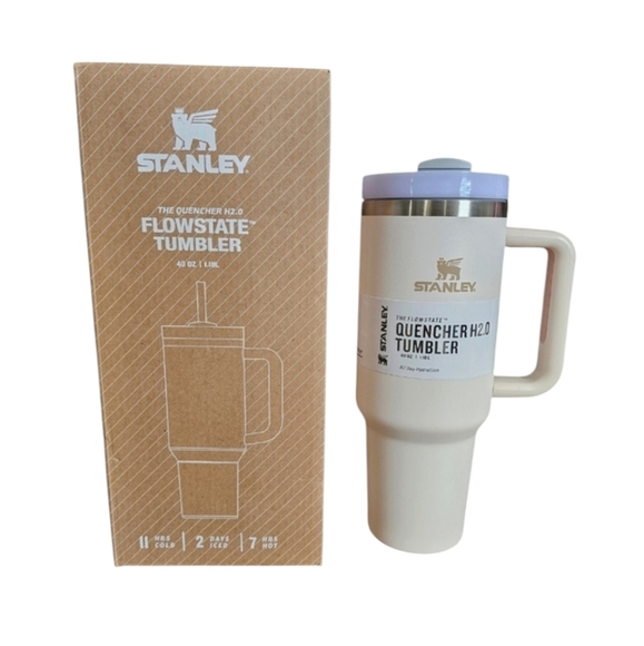 STANLEY The  Quencher H2.0 Flowstate Tumbler 40 OZ ROSE QUARTZ NIB - Picture 2 of 15